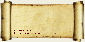 Jana Erčevac vizit kartica